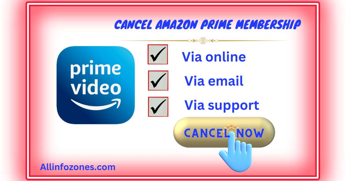 How to Cancel Amazon Prime Membership